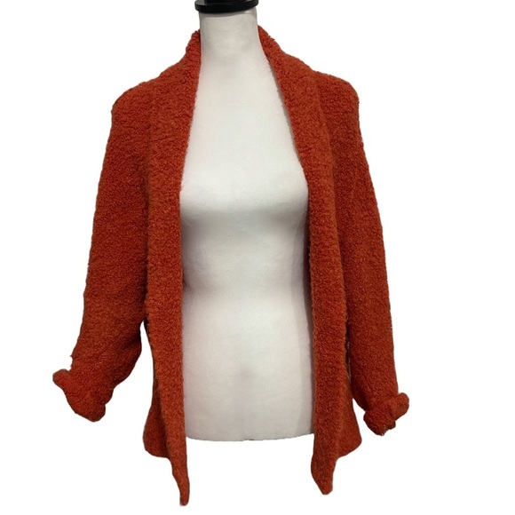 Sundance Women’s Orange Wool Blend Cardigan.  Medium - Picture 1 of 4